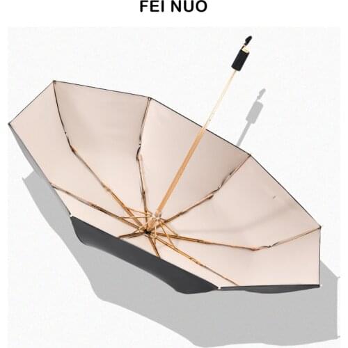 Mini Pocket Ladies Parasol Parasol UV Protection Portable Womens Rain Sun Small Compact Folding Travel Umbrella Gift Ideas A6A