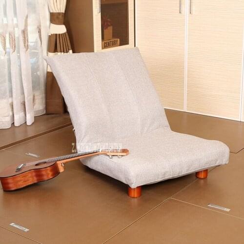 014HPZA Foldable Single Sofa Adjustable Living Room Lazy Computer Sofa Balcony Mini Window Chair Tatami Sofa Chaise Lounge
