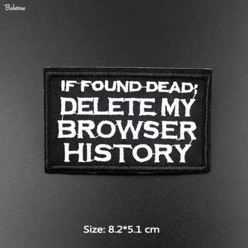 1 pcs Letters Cloth Patch iron on Embroidery Black Patchwork Badges for Jackets Stickers DIY Decorative Sewing Appliques