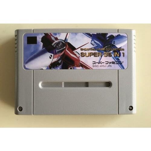 16bits game cards : 35 IN 1 Shooting Collection Multigames cartridge!! ( All Japanese NTSC Version!! )