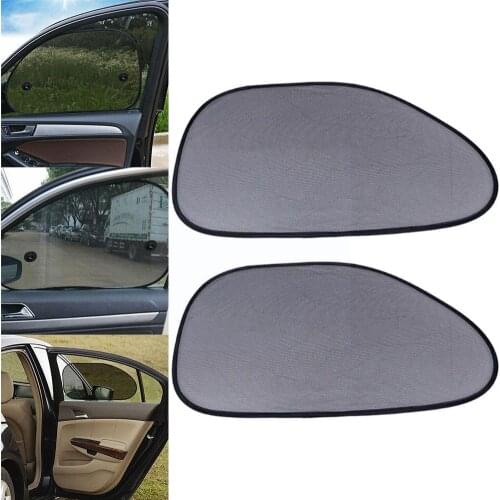 65*38 pair of black car sunshade curtains, car universal side sunshade sunshade visor sun X2G9