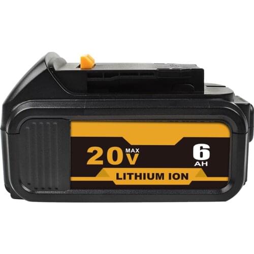PANFU Power Tools Battery DCB200 for Dewalt 18V 20 Max XR Tools 4.0Ah 6000mAh Replacement Lithium Batteries DCB203 DCB206 DCB180
