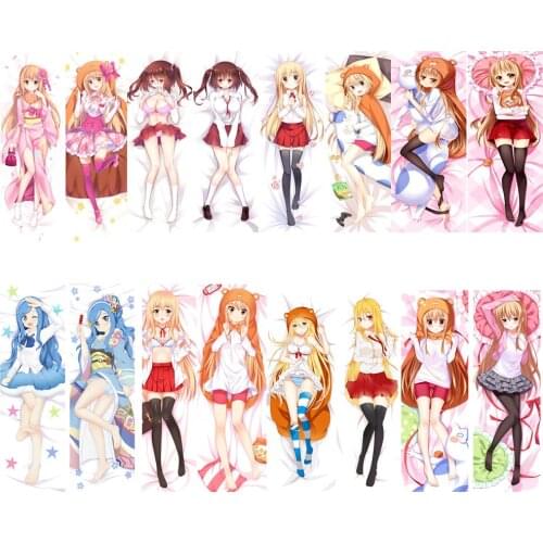 Coscase Himouto! Umaru-chan Japan Anime Doma Umaru Nanan ebina Dakimakura Body Decorative Pillowcases Hugging Pillow Cover Case