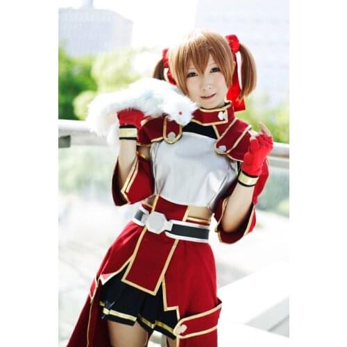 Sword Art Online CaitSith Sirika Silica Cosplay Costume
