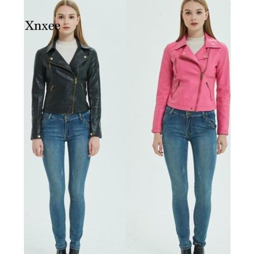 New Loose Pu Faux Leather Jacket Women Classic Biker Jacket Autumn Winter Lady Basic Coat Fashion Casual Outerwear Tops Clothing