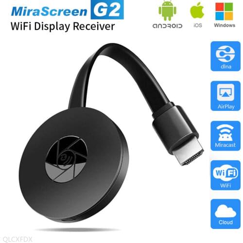 Mirascreen G2 for MirrorScreen Ultra 2 Audio Wifi Wireless Display HDMI-compatible Miracast TV Stick Streamer for Android Ios Pc