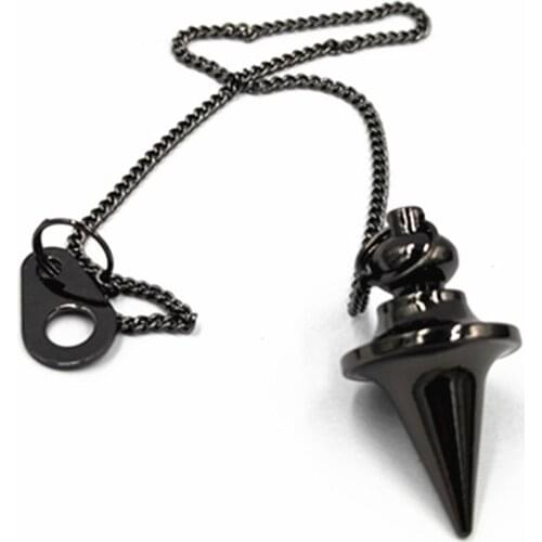 Pendule de pendulum pendant men Dowsing Healing Pyramid spiritual Reiki pendulums for dowsing meatl Charms Chakra Amulet