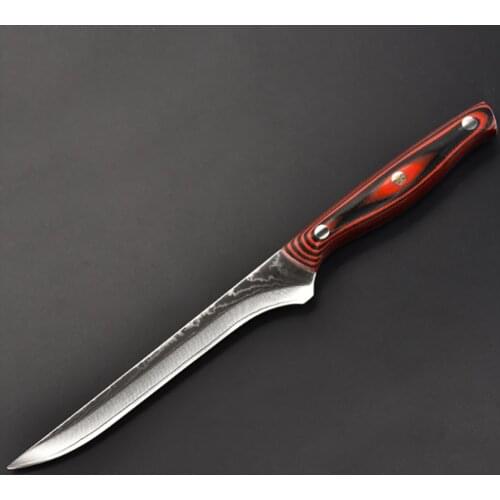 6 inch boning knife 67 layer Damascus steel sharp cut meat professional pick bone slices kitchen chef special cooking tool