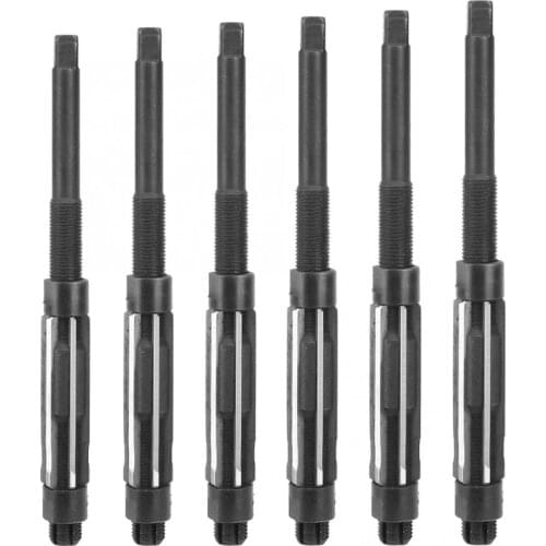 1Pcs 10.75-19mm Adjustable Cylindrical Reamer 9CRSI H8 4 Chip Flute Hand Reamer Metal Hole Reaming Tool Machine Rotating Cutter