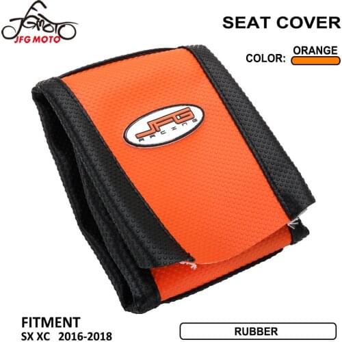 Motorcycle Striped Rubber Gripper Non-slip Soft Seat Cover Cushion For KTM SX SXF XC XCF XCW 125 250 144 150 250 350 450 Enduro