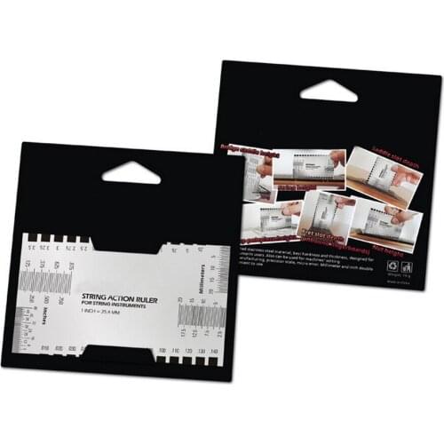 String Action Gauge Ruler Guitar Measuring Luthier Tool