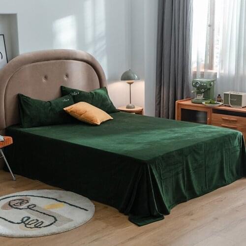 Super soft velvet Bedspread on the bed linen for home linens Sheets Bedspreads for bed sheet healthy winter Bed covers bed plaid