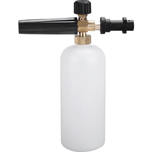 1L Portable Household High Pressure Car Wash Water Gun Foam Spray Can Multifunctional Foam PA Pot Adjustable Nozzle Sprayer