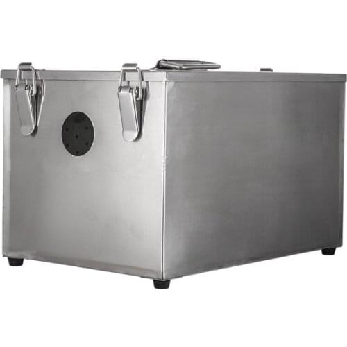 1pc grease collector for kitchen oil-water separation restaurant wastewater engineering industry water filter stainless steel