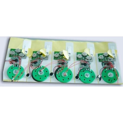 60s Button Recording Playback Chip Production Greeting Card Dedicated Electronic Movement Message Player LEXINGDZ