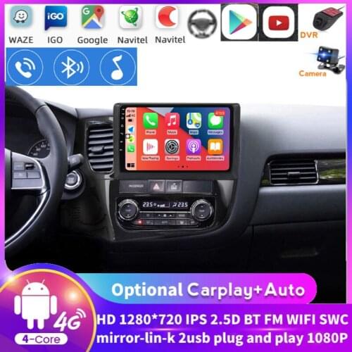 For Mitsubishi OUTLANDER 2012 2013 2014 2015 2016 2017 2018 Android Car GPS Navigation Car DVD Player Multimedia Support TPMS