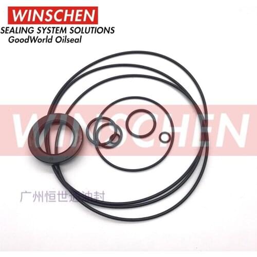 Free shipping Excavator Oil Seal for Hitachi ZAX330-3 Rotary Motor Rotary Pump Oil Sealing Repair Kit Skeleton Import O Ring