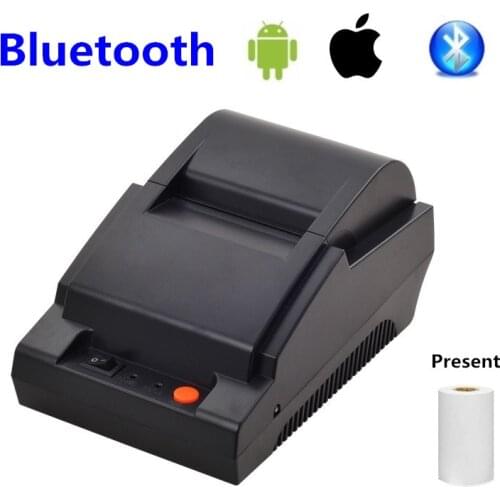 58mm Bluetooth Printer Wireless Bluetooth Android Small Receipt Ticket Thermal Printer Mini Portable Printer
