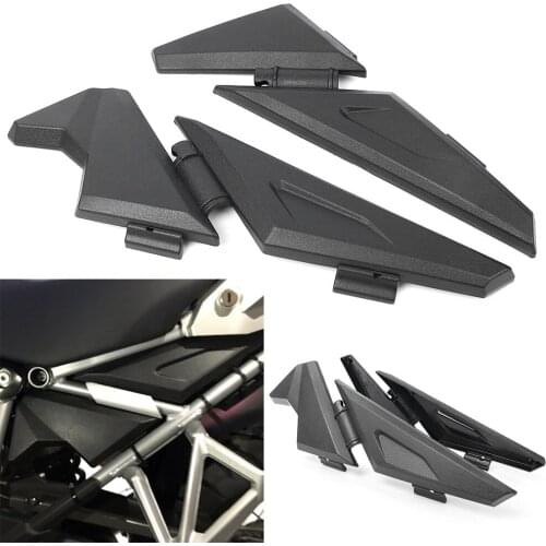 Motorbike Side Panel Frame Guard Protector Cover for BMW R1200GS/ADV Adventure 2014 2015 2016 2017 2018 Black L&R