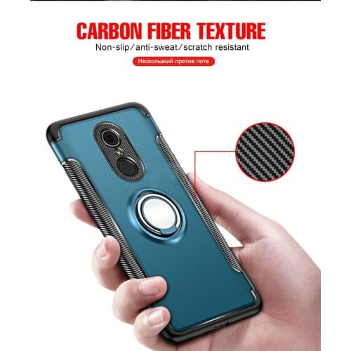 For Redmi Note 4X Luxury Magnetic Ring Phone Cases For Xiaomi Redmi Note 4 4X Full Cover For Redmi Note 5A 3 Redmi 5 Plus 4XCase