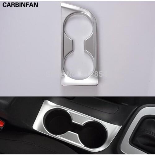 FIT FOR 2016 2017 HYUNDAI ELANTRA AVANTE CHROME CUP HOLDER TRIM COVER BEZEL INSERT FRAME CENTER DRINK WATER CUP TRIMS
