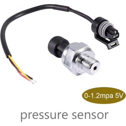 G1/4 DC5V 0-1.2 MPa Pressure Transducer Sensor Pressure Sensor Transmitter Pressure Transducer For Water Gas Oil Fuel Diesel Gas
