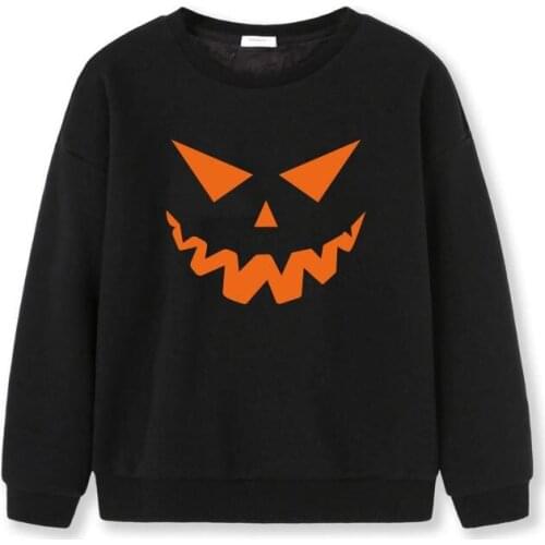 Halloween Children Hoodies 2021 New Autumn Spring Cotton Boys Sweatshirt Long Sleeve Casual Girl Hoodie Kids Cartoon Outwear