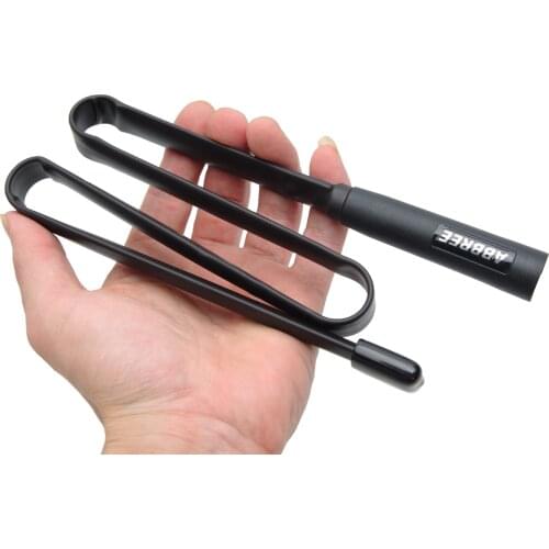 ABBREE TNC Connector VHF UHF Dual Band Foldable Tactical Antenna For Kenwood TK-378 Harris AN/PRC-152 148 Walkie Talkie Radio