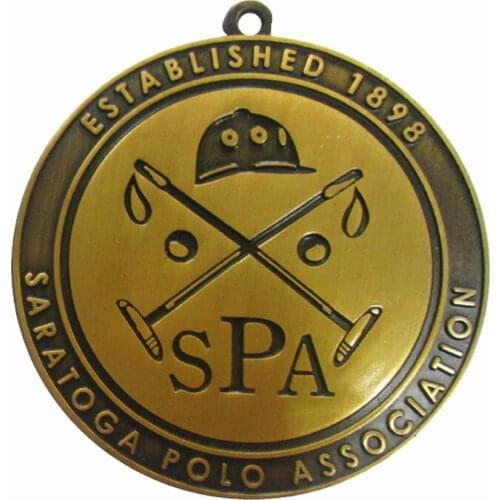 Custom Metal Craft Die Cast Zinc Alloy Silver Commemorative Medal k20059