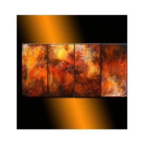 4 pcs Cuadros Decoracion Hand Painted Oil Painting Purity-Modern Canvas Art Wall Decor-Abstract Oil Painting Wall Art