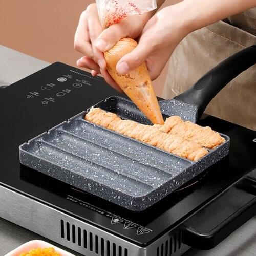 Sausage mold, baby food supplement mold, childrens sausage bakeware, ham grinder, breakfast pot, non-stick pan, small frying pa