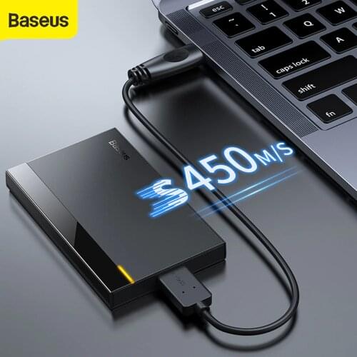 Baseus HDD Case 2.5 SATA to USB 3.0 Adapter Hard Type C 3.1Disk HDD Box Disk Case HDD Enclosure for SSD Case HDD Docking Station