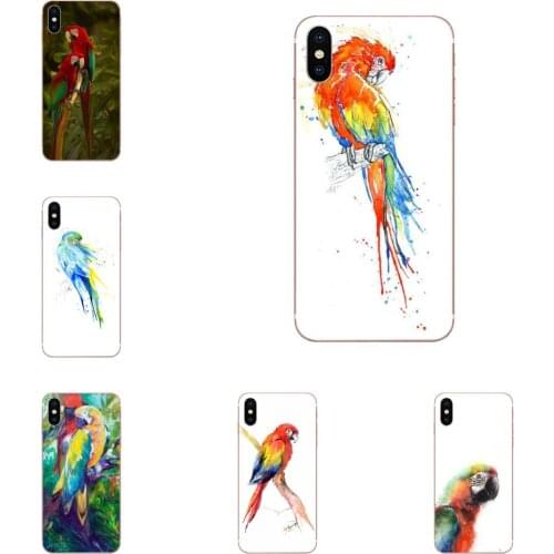 Best Macaw Parrot Bird Watercolor TPU Phone Cases For Huawei Honor 10 10i 20 20i 8S lite Y9 Prime Y7 2019 Y5 2018 p40 lite pro