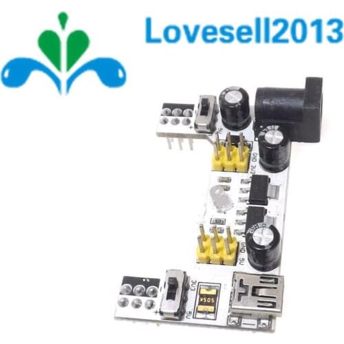 MB102 DC 7-12V Micro USB Interface Breadboard Power Supply Module MB-102 Module 2 Channel Board For Arduino