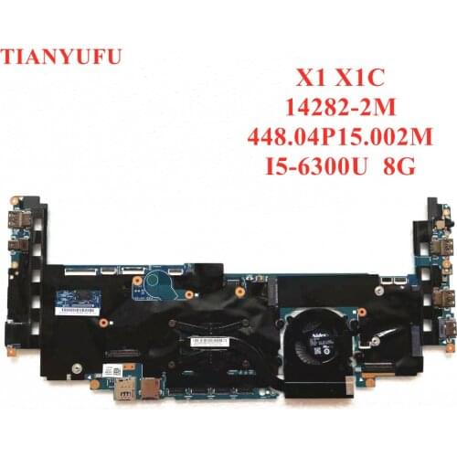 For Lenovo X1 Carbon 4th Gen X1C Yoga Laptop Motherboard 448.04P16.002M 448.04P15.002M 14282-2M With I5 CPU 8GB-RAM 100% Tested