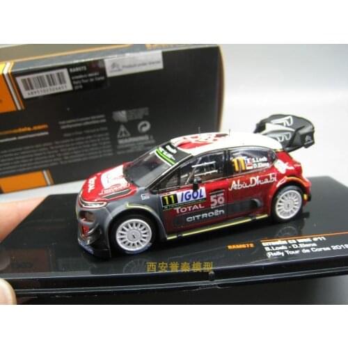I XO 1:43 Citroen C3 WRC #7 2018 alloy model Car Diecast Vehicle Toys Birthday Gift For Kids Boy