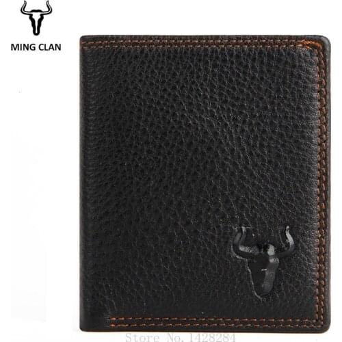 Mens Multifunctional Wallet Flip Out ID Card Holder Money Bag RFID Anti-Theft Scan Cowhide Leather Fashion Trend Coin Purse