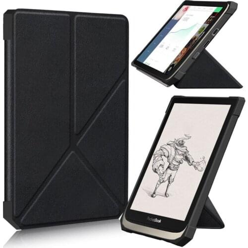 For Pocketbook 740 InkPad 3 / InkPad 3 Pro / InkPad Color 741 Case Cover eReader Multi-folding Stand Soft TPU Back Tablet Cover