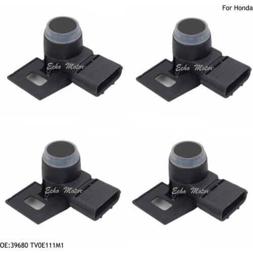 New 4pcs YR604M 39680 TV0-E111-M1 PDC Parking Sensor Reverse Assist For Honda 0263023776