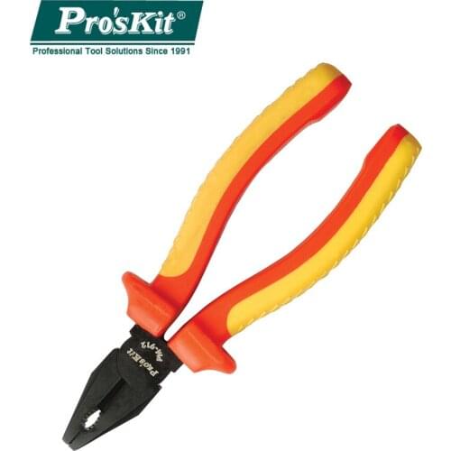 Proskit PM-912 Insulated Electrician Steel wire tongs(175mm) Multitool Wire Stripper Wire Cable Cutter Cutting Pliers Repair