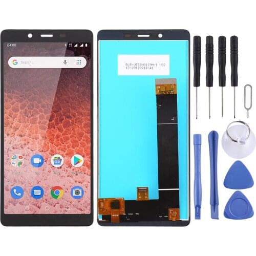 LCD Screen and Digitizer Full Assembly for Nokia 1 Plus(Black)
