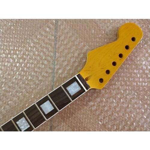 1PCS Reverse head Maple 22 Fret Guitar Neck Rosewood fingerboard For ST style parts