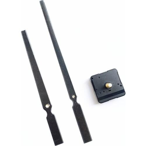 High Torque 10Sets 22MM Shaft Quartz Clock Movement Kit for Replacement with Large Metal Hands DIY