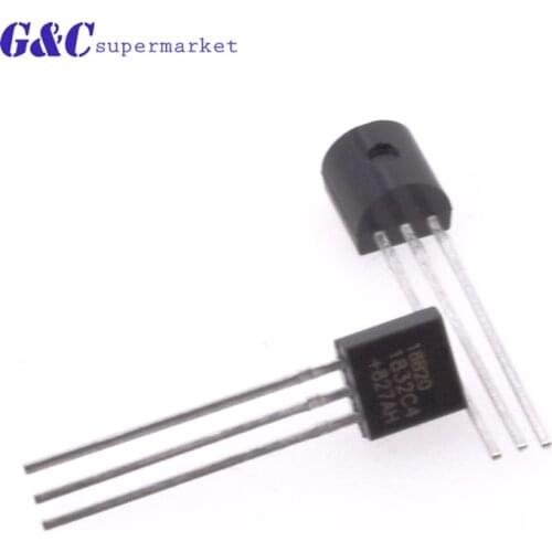 10pcs/lot Sensor Electronic chip DS18B20 TO-92 18B20 chips Temperature Sensor IC 18b20 diy electronic diy electronics