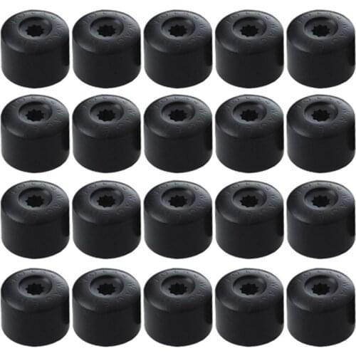 20Pcs 17mm Car Screw Cover Hub Nut Caps for New Jetta Golf 6 Bora Sagitar Magotan Wheel Screw Cap