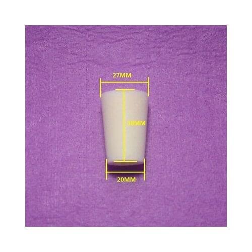 25# Tapered Silicon Bung Stopper,Test Tube Hollow Plug Intake Hose,10PCS/LOT,Lab silicon stopper