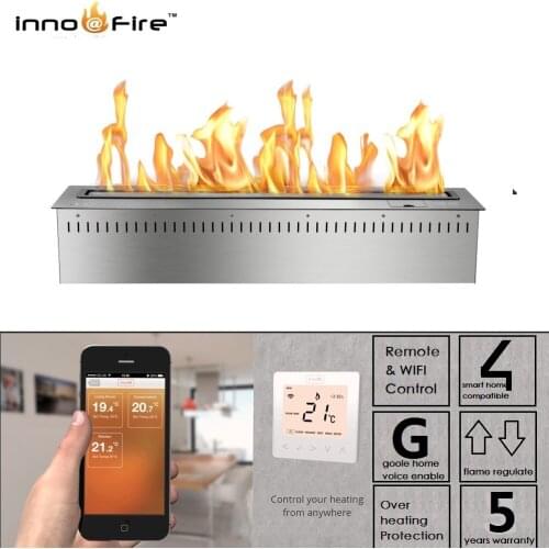 Inno-Fire 24 inch fireplace ethanol modern electric fireplace burner