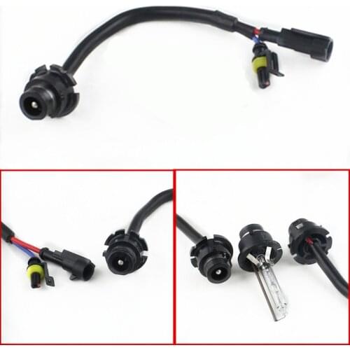 Rockeybright d2s HID cable connecter D2S D2R D2C D2 HID wiring Harness AMP relay harness wiring cable base adaptors socket car