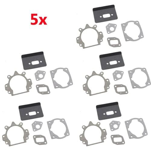 5 Pack X1 X2 X7 43CC 49CC GASKET SET MINI POCKET BIKE GASKET SET ATV SCOOTER PARTS NEW