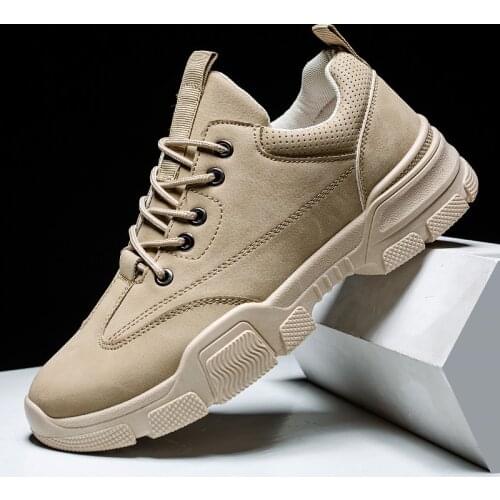 High Quality Leather Mens Casual Shoes Man Sneakers High Top Sport Male Shoes Comfortable Waterproof Men Boot Zapatillas Hombre